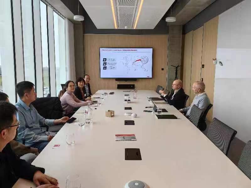 中国工程机械工业协会工业车辆分会张洁秘书长一行赴德观展 LogiMAT 2024，，并到访 恒峰g22 集团旅行交流